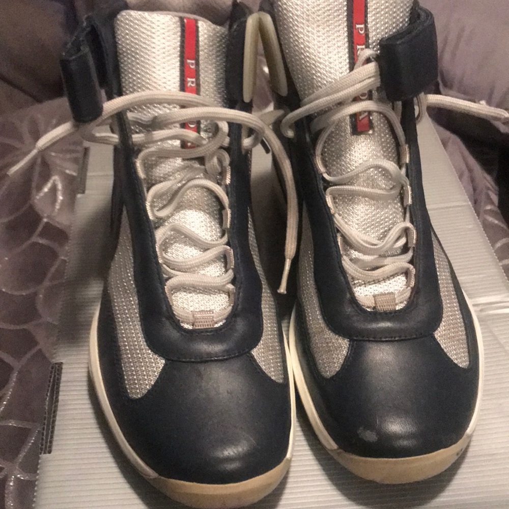 Prada men's hightop sneaker UK6/US7